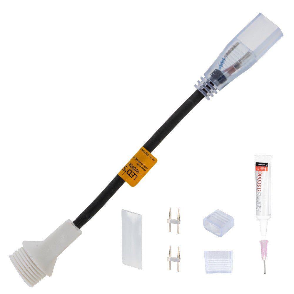 Accessoire - Aansluitkit - 150mm 280mm 20mm - Zwart LED.nl