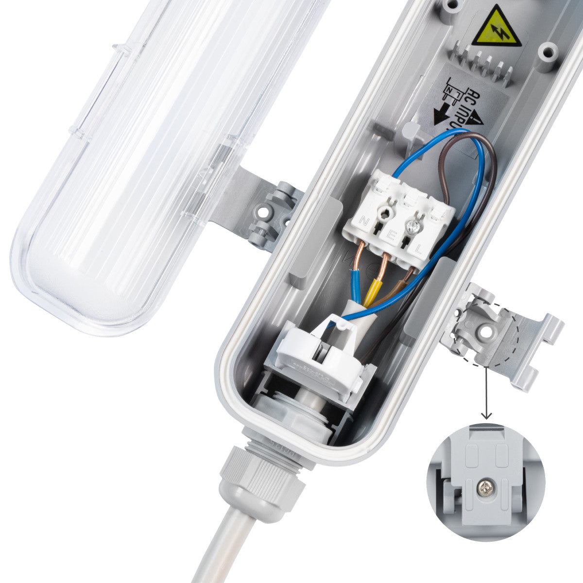 4 PACK - LED's Light LED TL armatuur 120 cm compleet met LED TL buis - 2160lm LED.nl