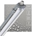 LED's Light Dubbele LED TL lamp 150 cm - compleet met LED buizen - Binnen en buiten - 6120 lm - 2x16.5W - 4000K TL verlichting LED.nl