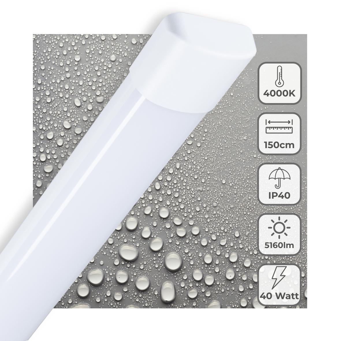 LED's Light LED TL lamp 150 cm voor binnen - Complete LED TL verlichting - 5160 lm TL verlichting LED.nl