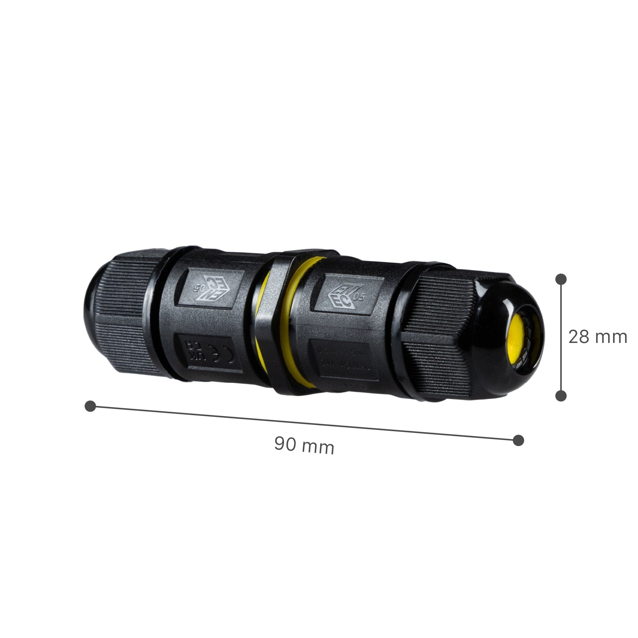 LED's Light Pro Kabeldoos I-connector 3P - IP68 waterdicht - Lasdoos voor kabels van 4 tot 11 mm Kabelverbinders LED.nl