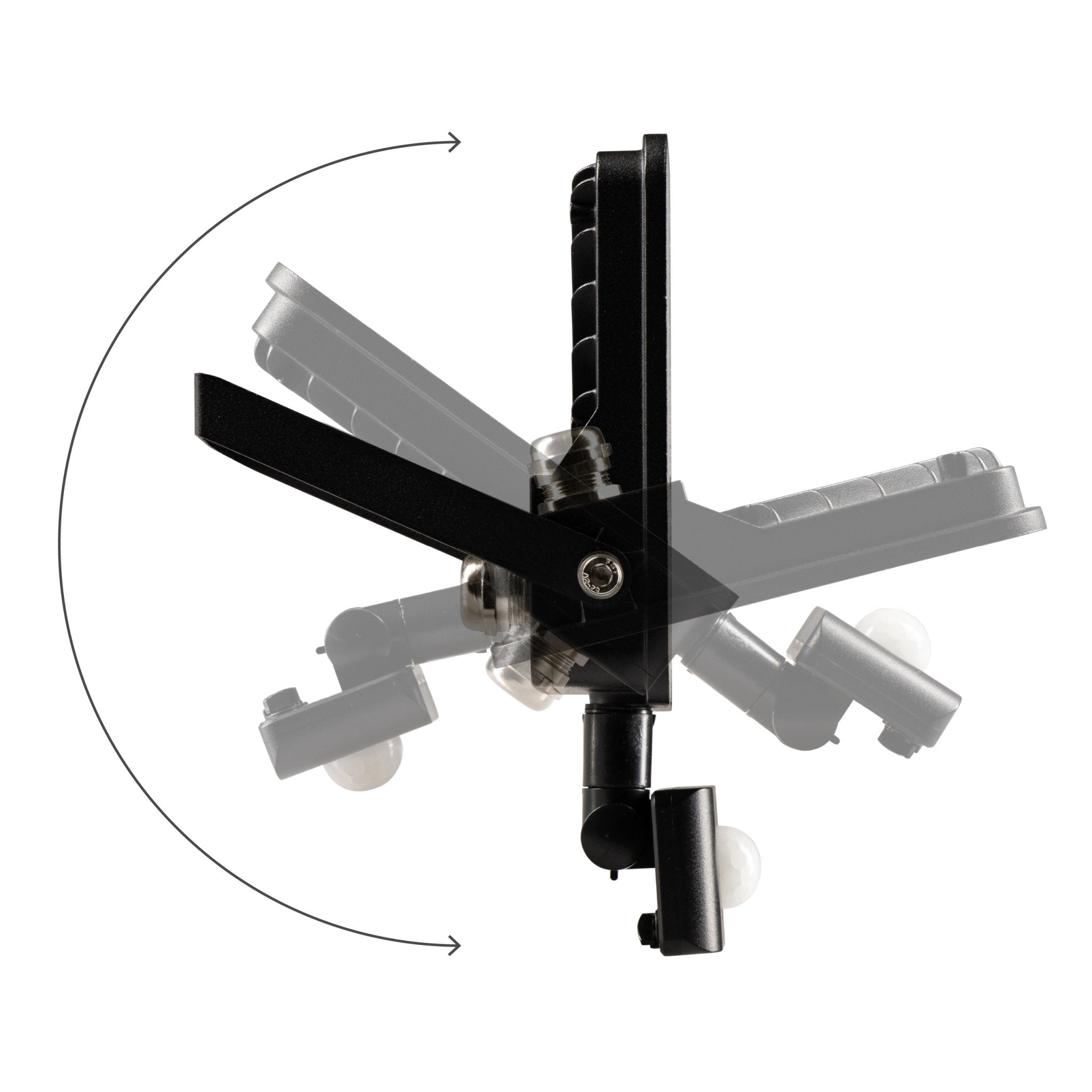 LED's Light Schijnwerper met Bewegingssensor 3600 - Waterdicht & Kantelbaar - 30W Schijnwerpers LED.nl