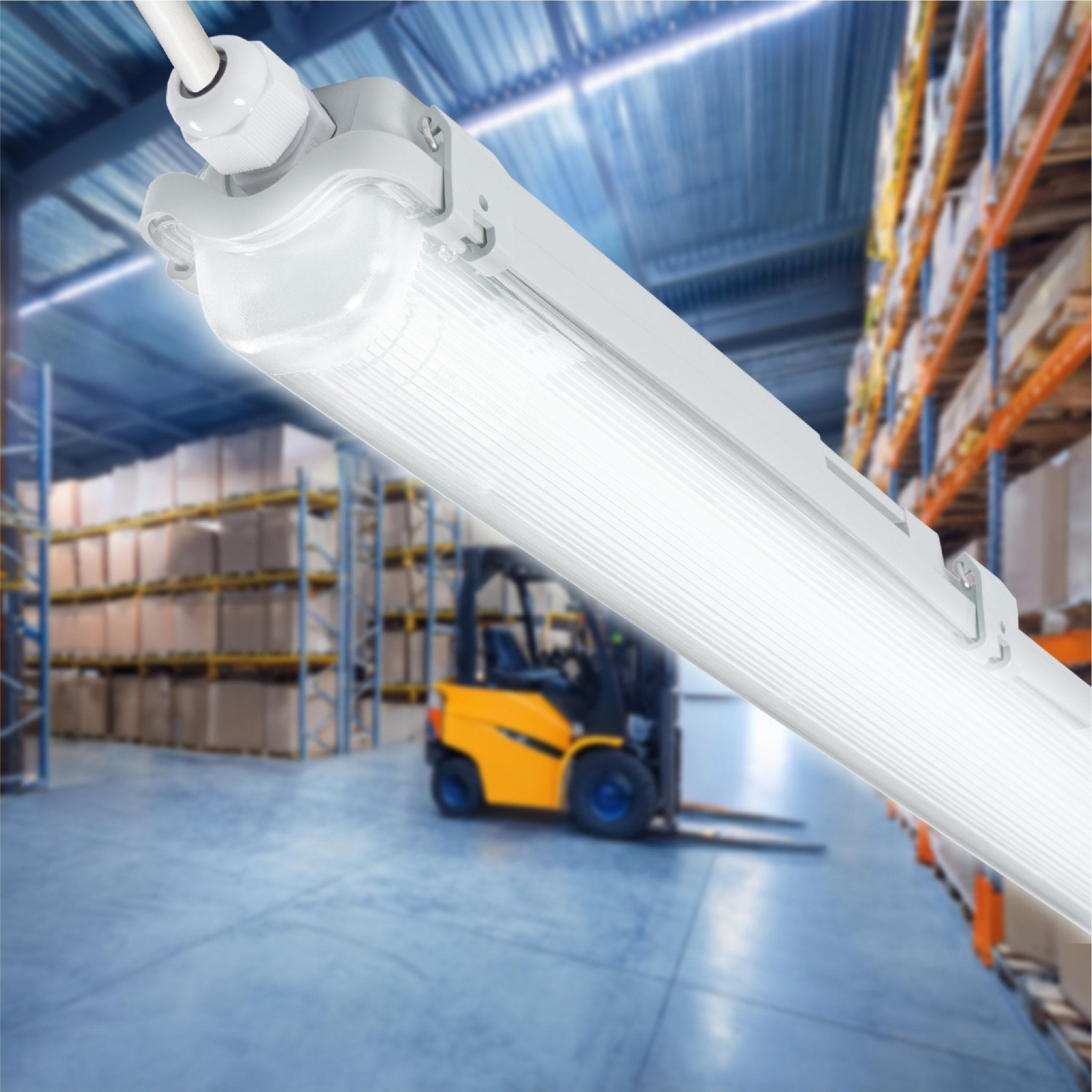 Proventa LED TL armaturen met lampen 120 cm - Koud wit licht 6500 K - Waterdicht - Complete set - 4 stuks TL verlichting LED.nl