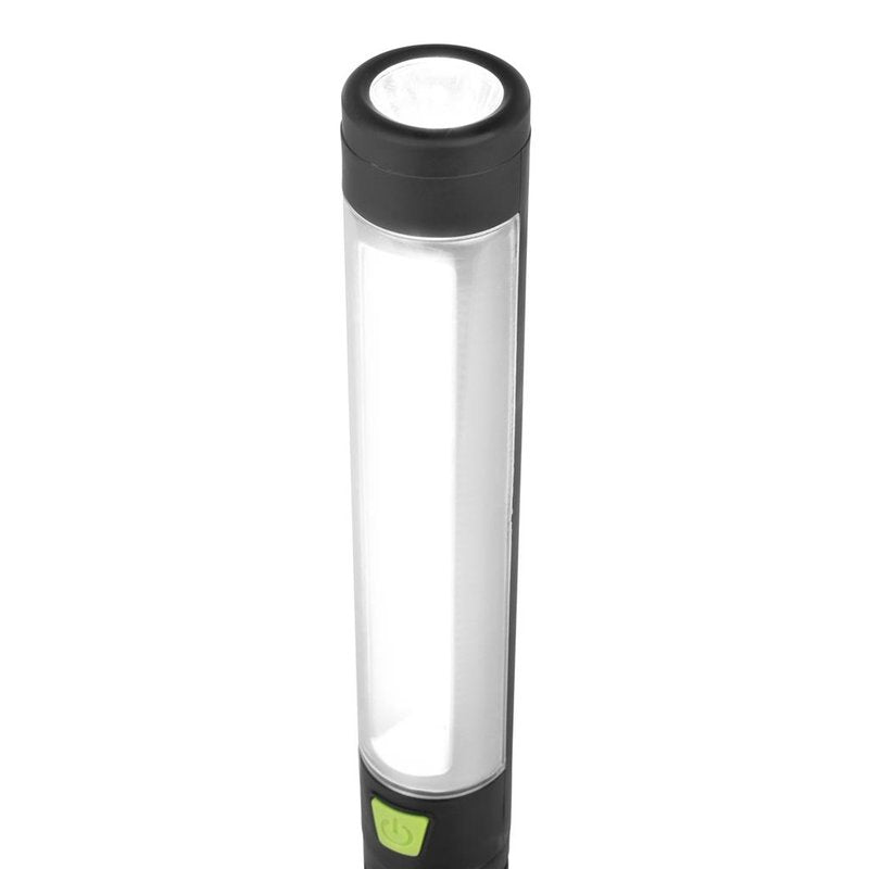 Smartwares LED Looplamp op batterijen met haak - Draai- en Kantelbaar - Draadloos - Zwart Looplampen Led.nl