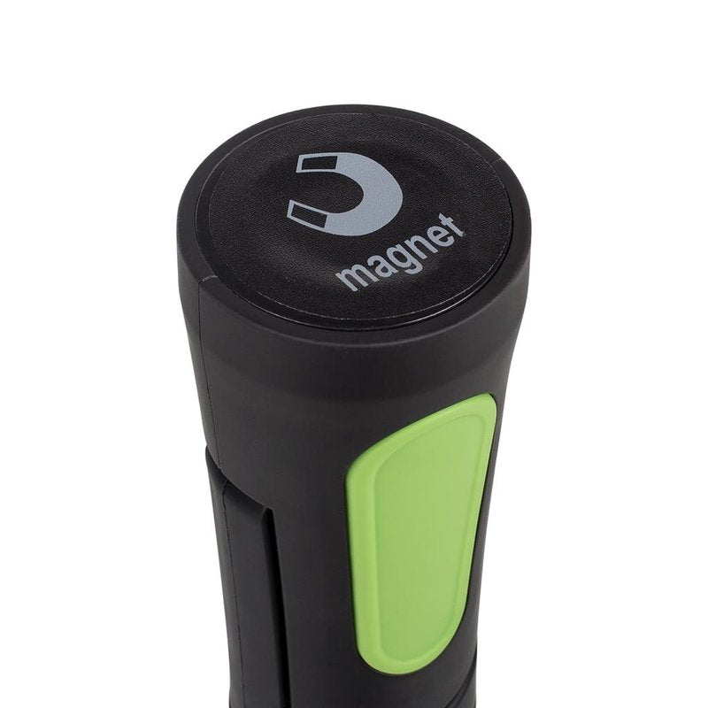 Smartwares LED Looplamp op batterijen met haak - Draai- en Kantelbaar - Draadloos - Zwart Looplampen Led.nl