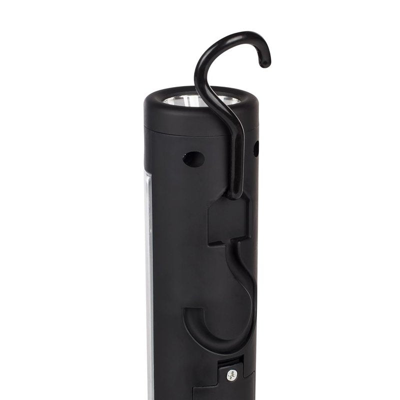 Smartwares LED Looplamp op batterijen met haak - Draai- en Kantelbaar - Draadloos - Zwart Looplampen Led.nl