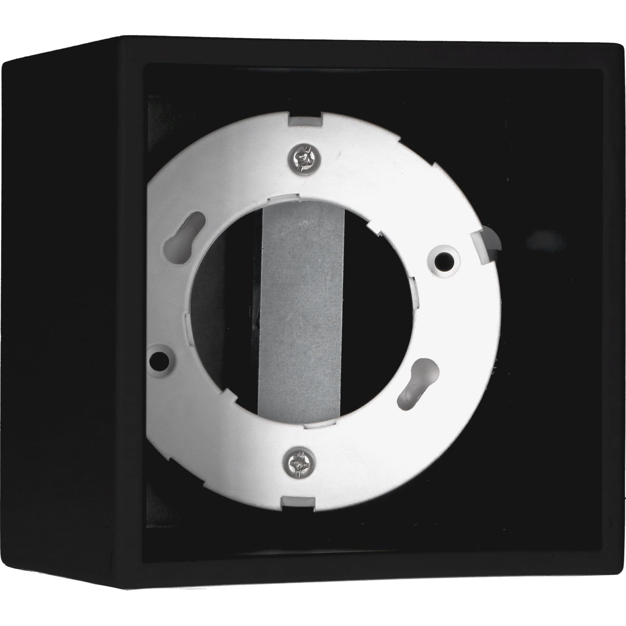 Cube Plafonniere met 1 lichtpunt - Draaibaar licht - Staal - 10 x 8 cm - Zwart Plafondlampen LED.nl