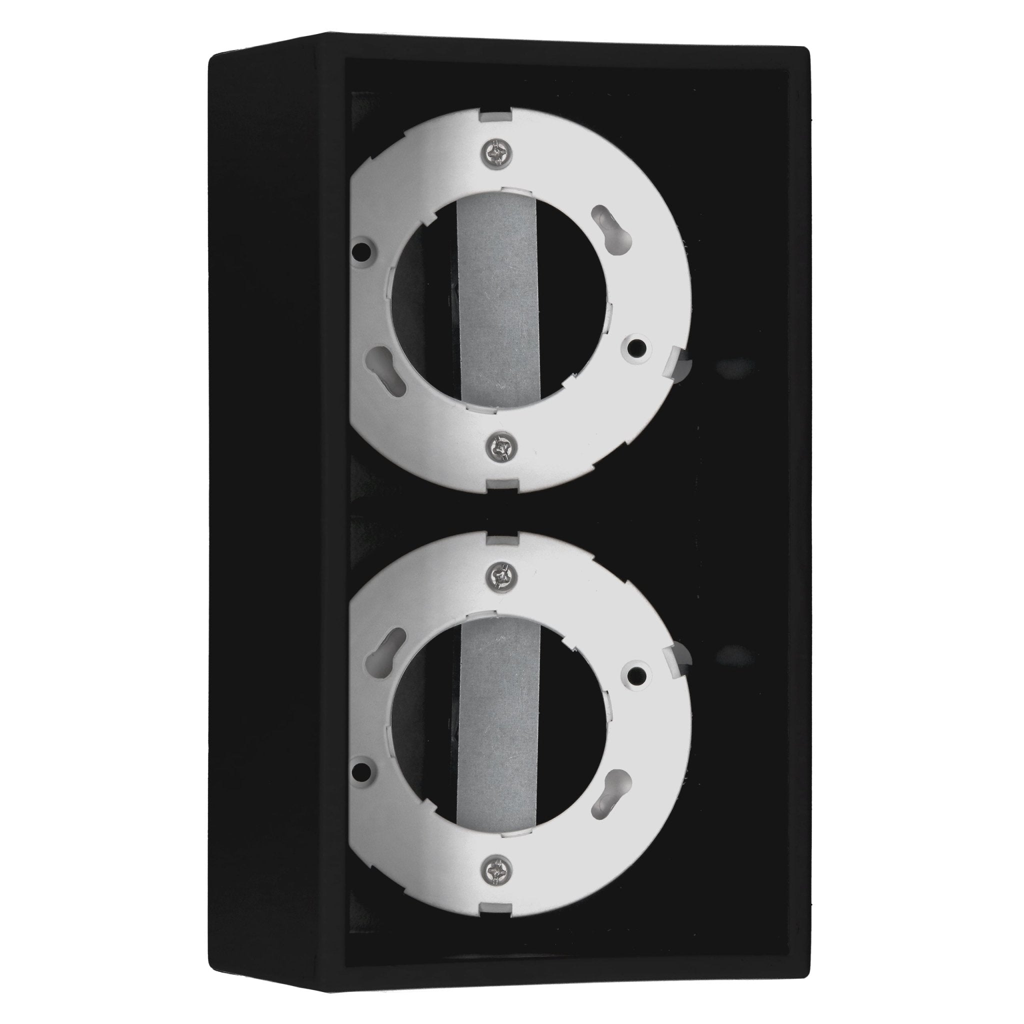 LED's Light Cube LED Plafondlamp - 2 lichtpunten - Draaibaar licht - Staal - 20 x 8 cm - Zwart Plafondlampen LED.nl