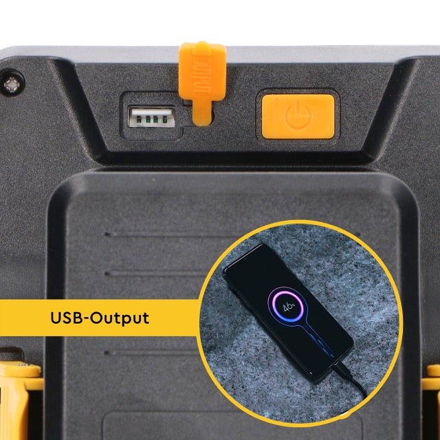 LED's Work 18V Draadloze LED Werklamp 2900 - Werkt op accu van Makita, Bosch, Dewalt, Milwaukee, Metabo – IP54 Bouwlampen LED.nl