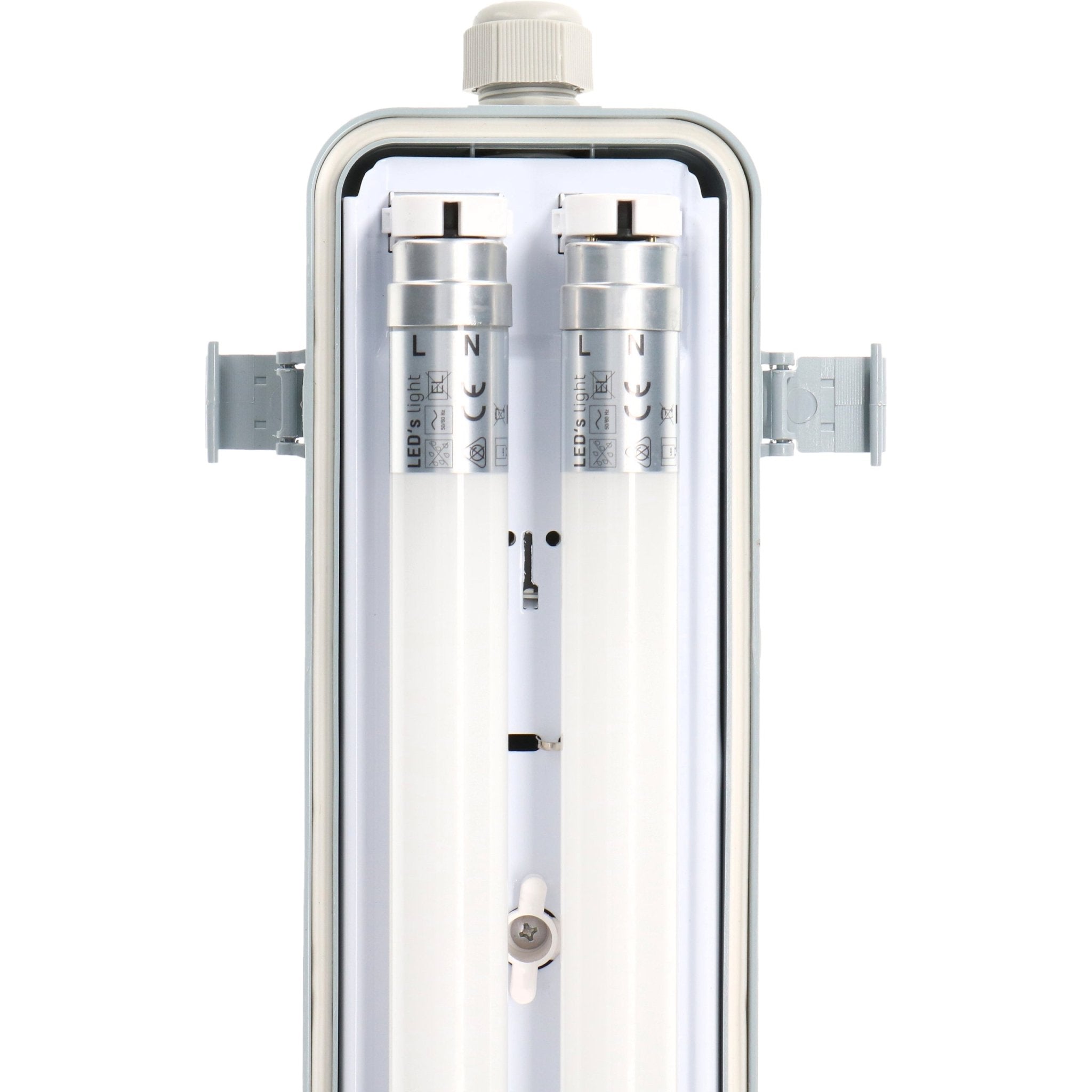 LED's Light Dubbele LED TL lamp 60 cm - compleet met LED buizen - Binnen en buiten - 2200 lm - 2x6W - 4000K TL verlichting LED.nl