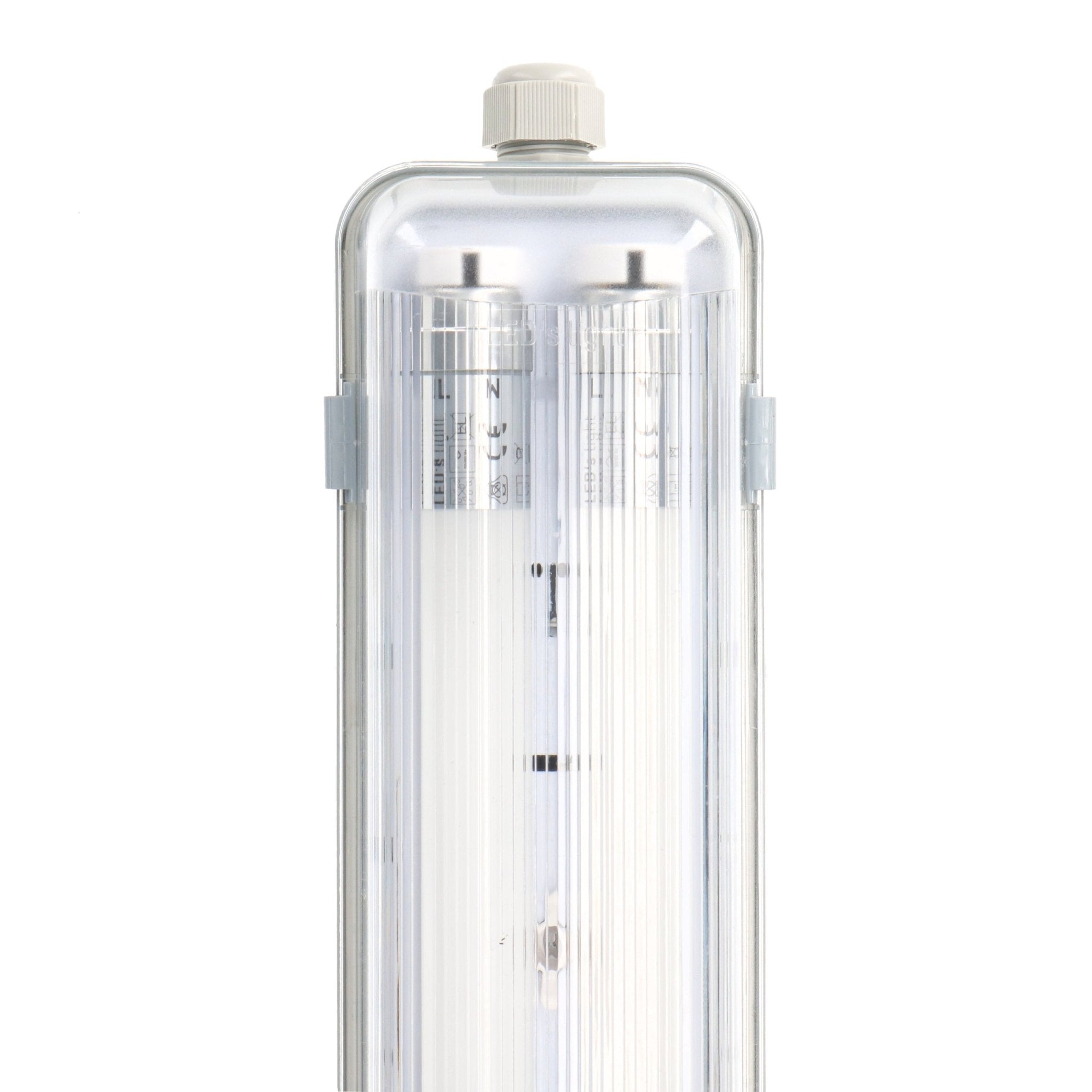 LED's Light Dubbele LED TL lamp 60 cm - compleet met LED buizen - Binnen en buiten - 2200 lm - 2x6W - 4000K TL verlichting LED.nl