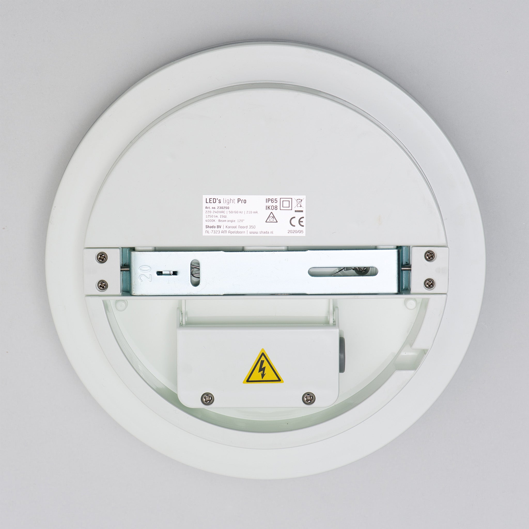 Industrial Waterdichte LED Plafondlamp ø 33 cm - Voor Binnen & Buiten - Koel wit Plafondlampen LED.nl