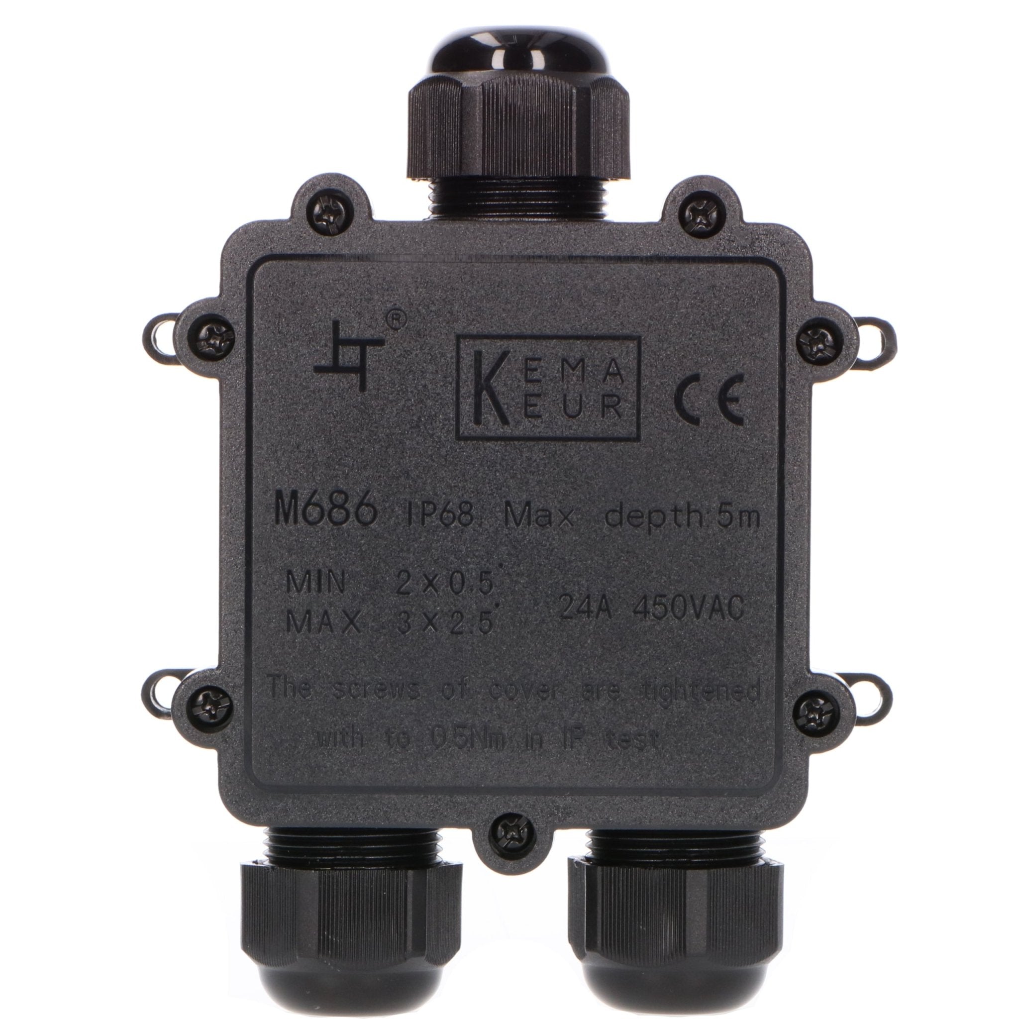 LED's Light Pro Kabeldoos I-connector - IP68 waterdicht - Lasdoos voor kabels van 4 tot 12 mm Kabelverbinders LED.nl