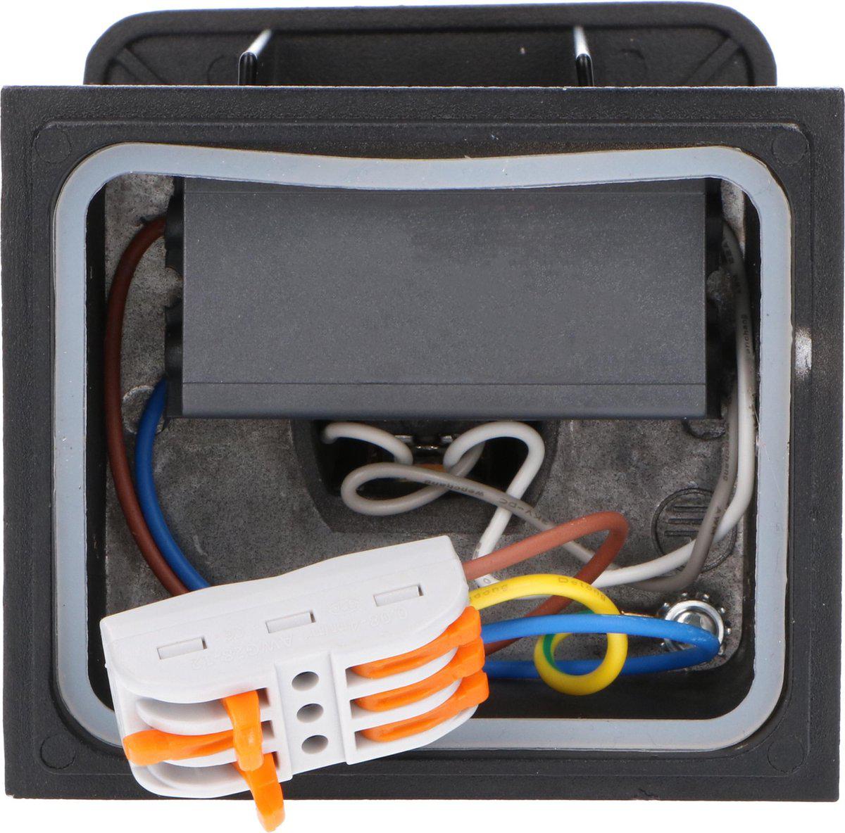 LED's Light Kubus LED Wandlamp voor buiten - Omhoog&Omlaag licht - IP65 - Zwart Wandlampen LED.nl