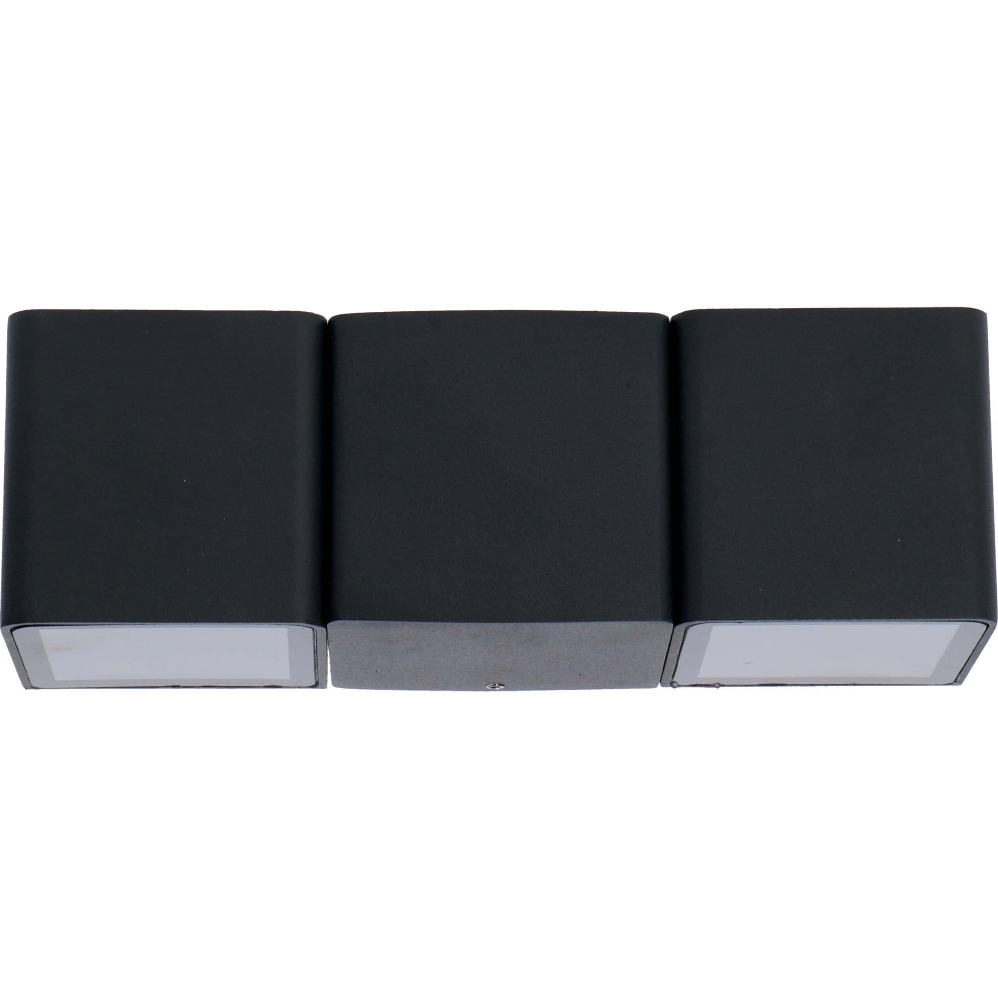 LED's Light 4-lichts Wandlamp Buiten - Model Aversa - Warm wit - IP54 waterdicht - Antraciet Wandlampen LED.nl