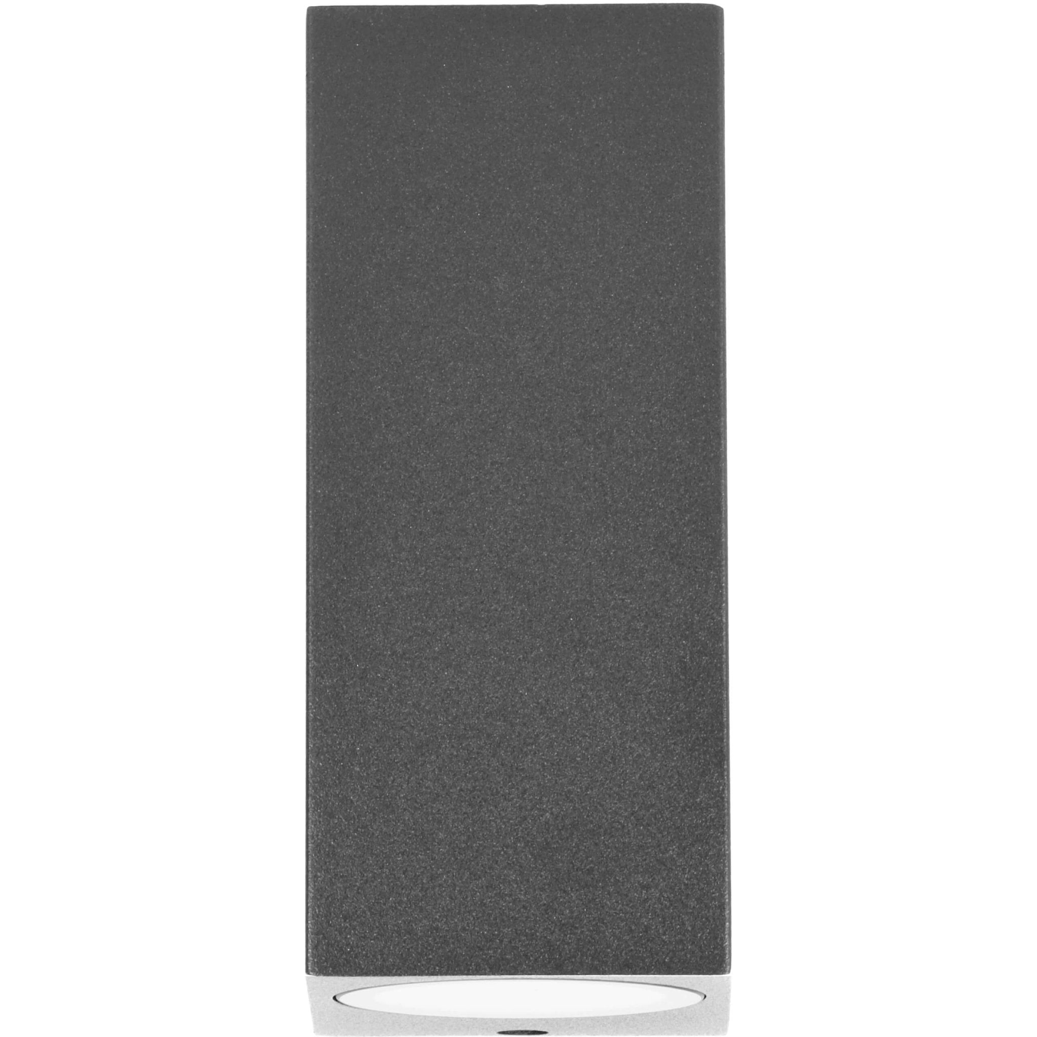 4 pack - LED's Light LED Buitenlamp met GU10 fitting - Rechthoek - IP44 - Antraciet - Model Milaan Wandlampen LED.nl