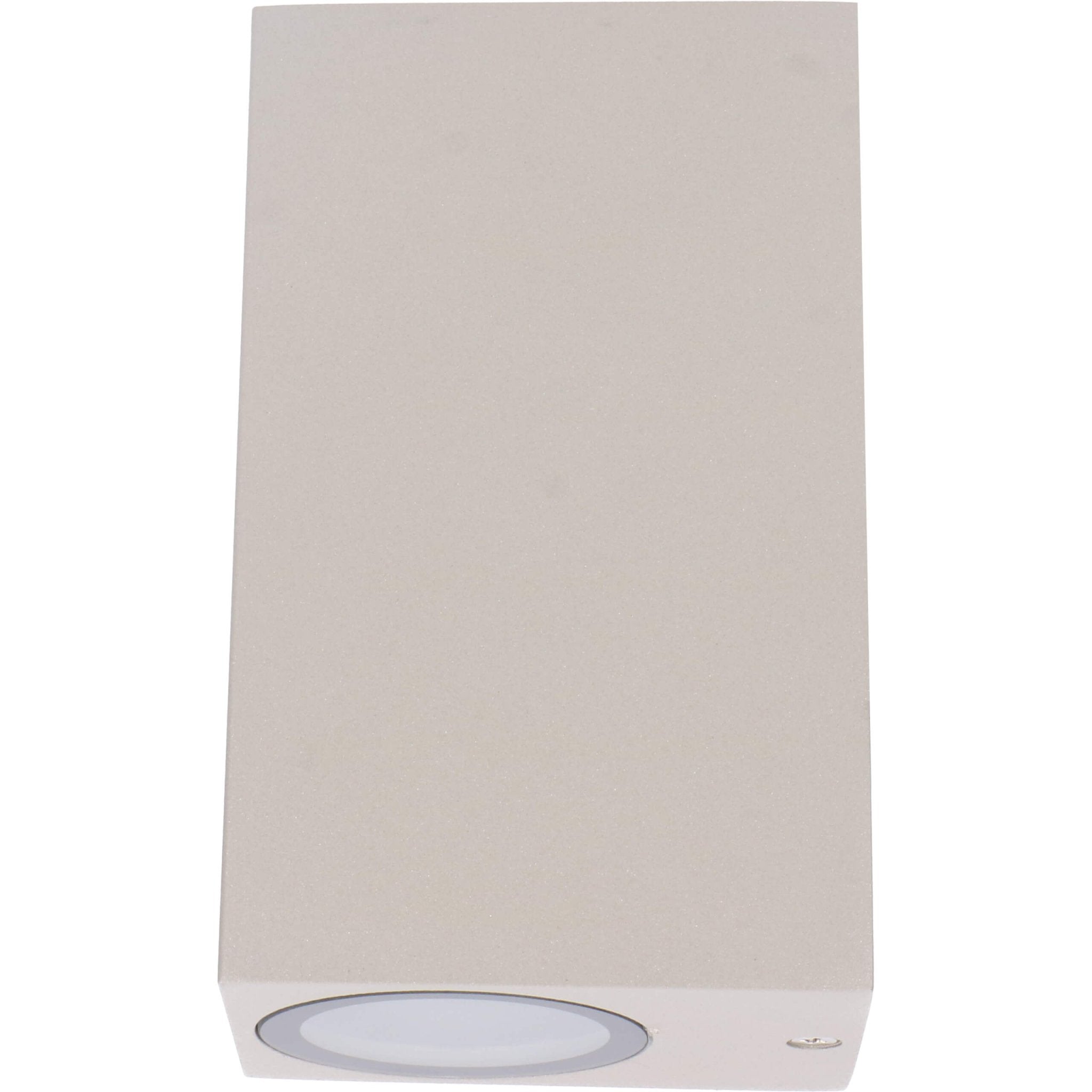 4 pack - LED's Light LED Buitenlamp met GU10 fitting - Rechthoek - IP44 - Grijs - Model Milaan Wandlampen LED.nl