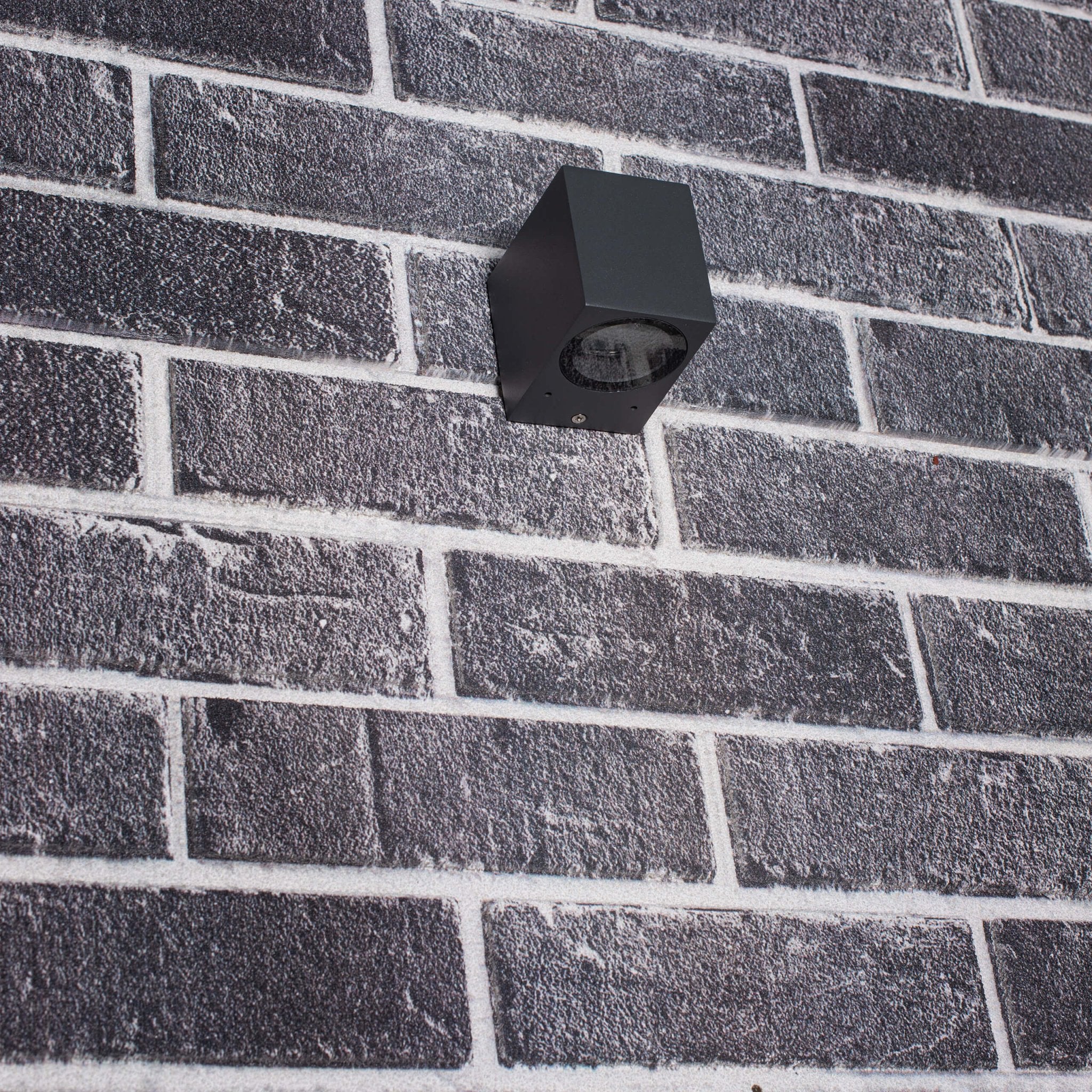 NØRD Down - LED's Light LED Wandlamp Buiten met GU10 fitting - Vierkant - IP44 - Antraciet - Model Rome Wandlampen LED.nl