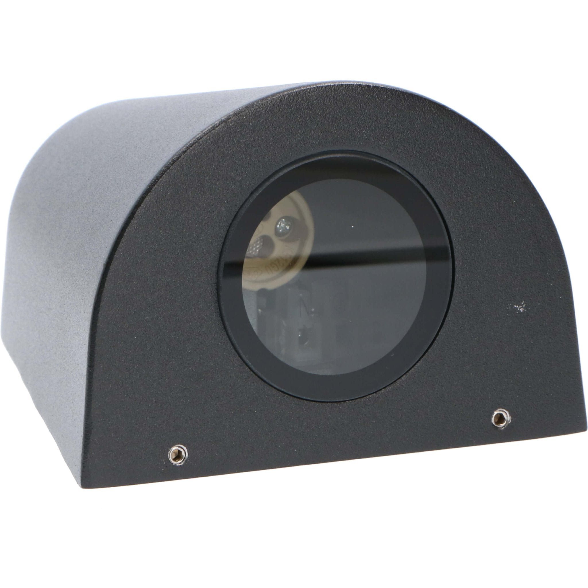 LED's Light LED Wandlamp Buiten - Vaas met 2 lichtpunten - Model Como - IP44 - Antraciet Wandlampen LED.nl