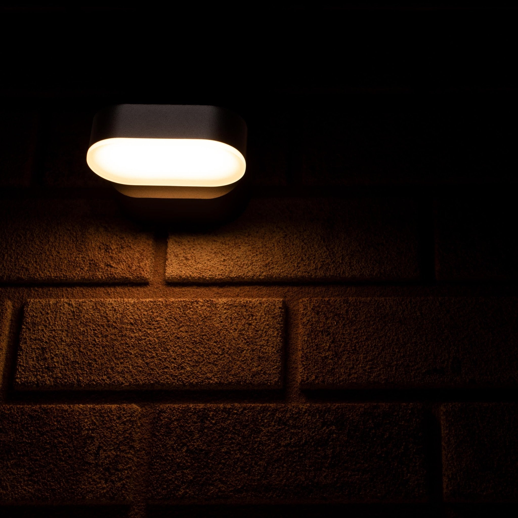 LED's Light LED Buitenlamp - Model Rieti - Warm wit - IP44 waterbestendig - Zwart Wandlampen LED.nl