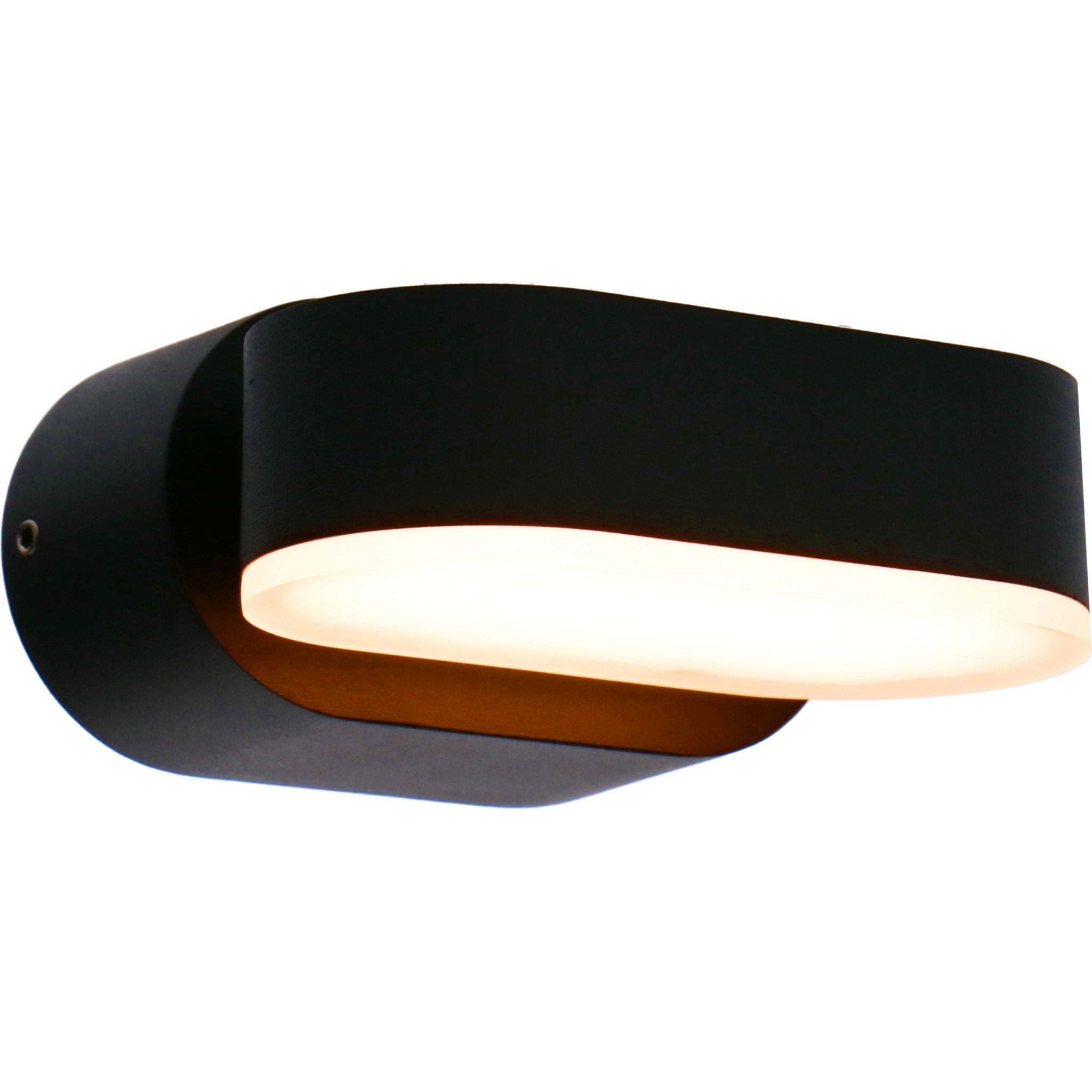 LED's Light LED Buitenlamp - Model Rieti - Warm wit - IP44 waterbestendig - Zwart Wandlampen LED.nl