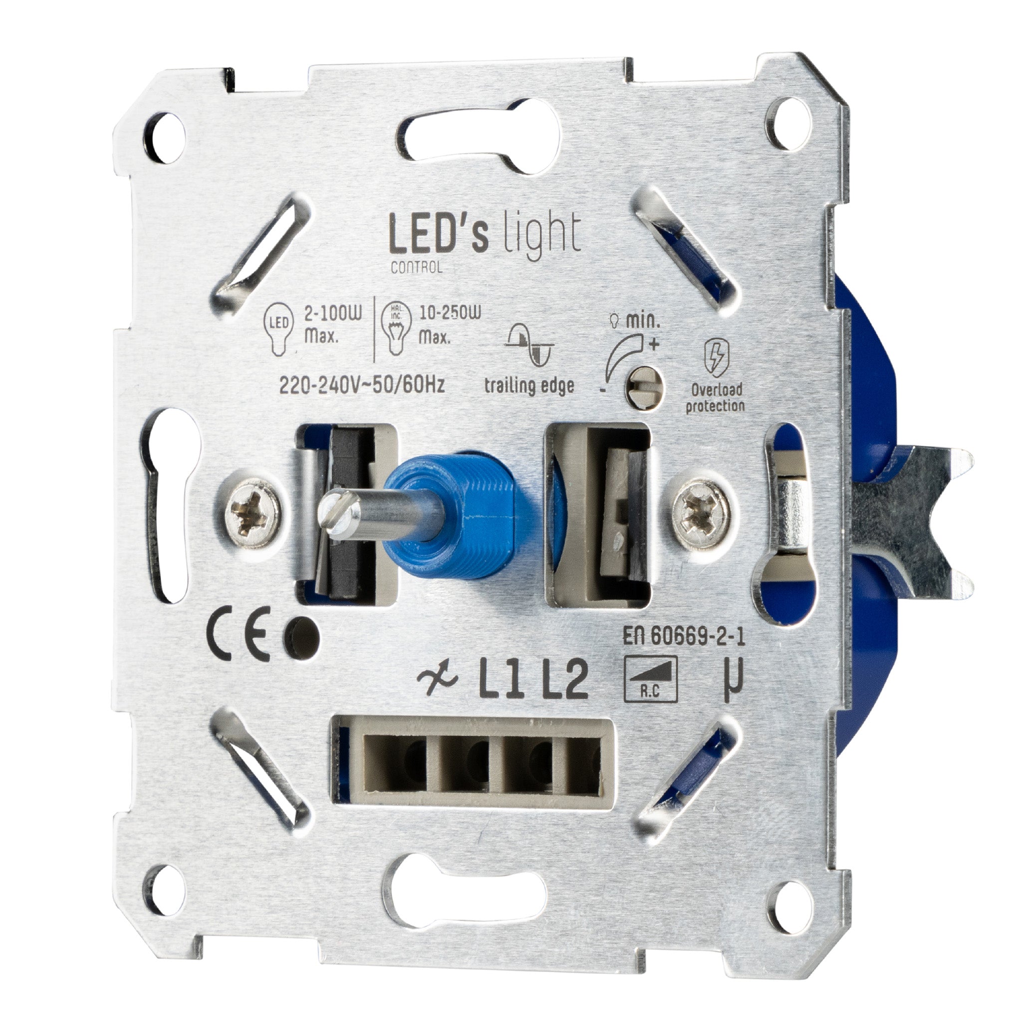 LED's Light Universele LED dimmer - 2 tot 250W - Fase afsnijding Dimmers LED.nl