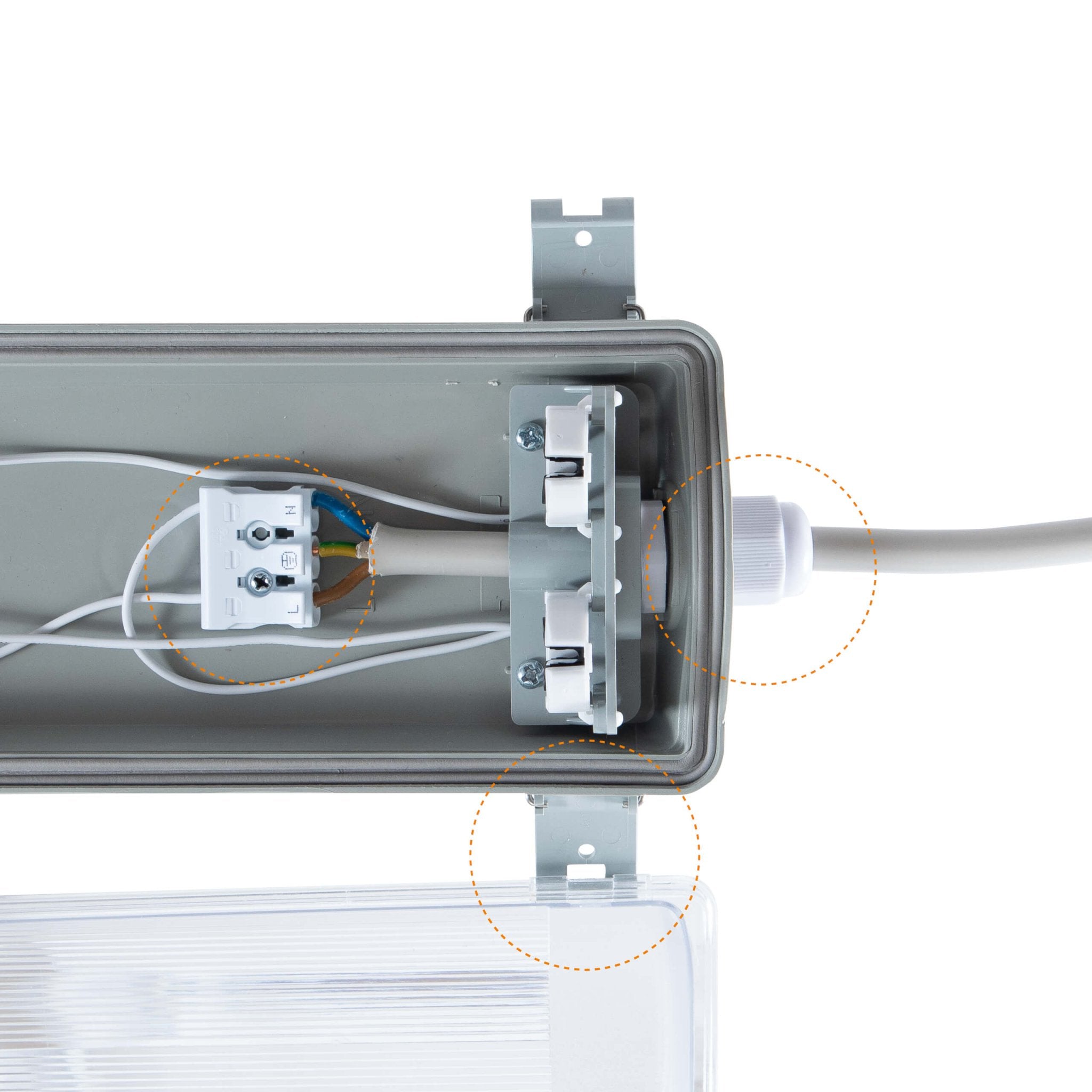 Proventa dubbele LED TL verlichting 60 cm – Incl. 2 LED TL buizen – IP65 waterdicht – 2160 lumen TL verlichting LED.nl