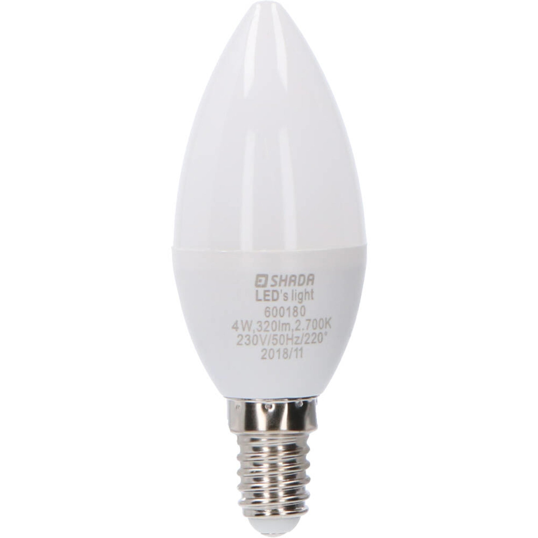 Proventa Longlife LED Candle ledlamp met kleine E14 fitting - Model frosted - _ 35 mm Lichtbronnen LED.nl