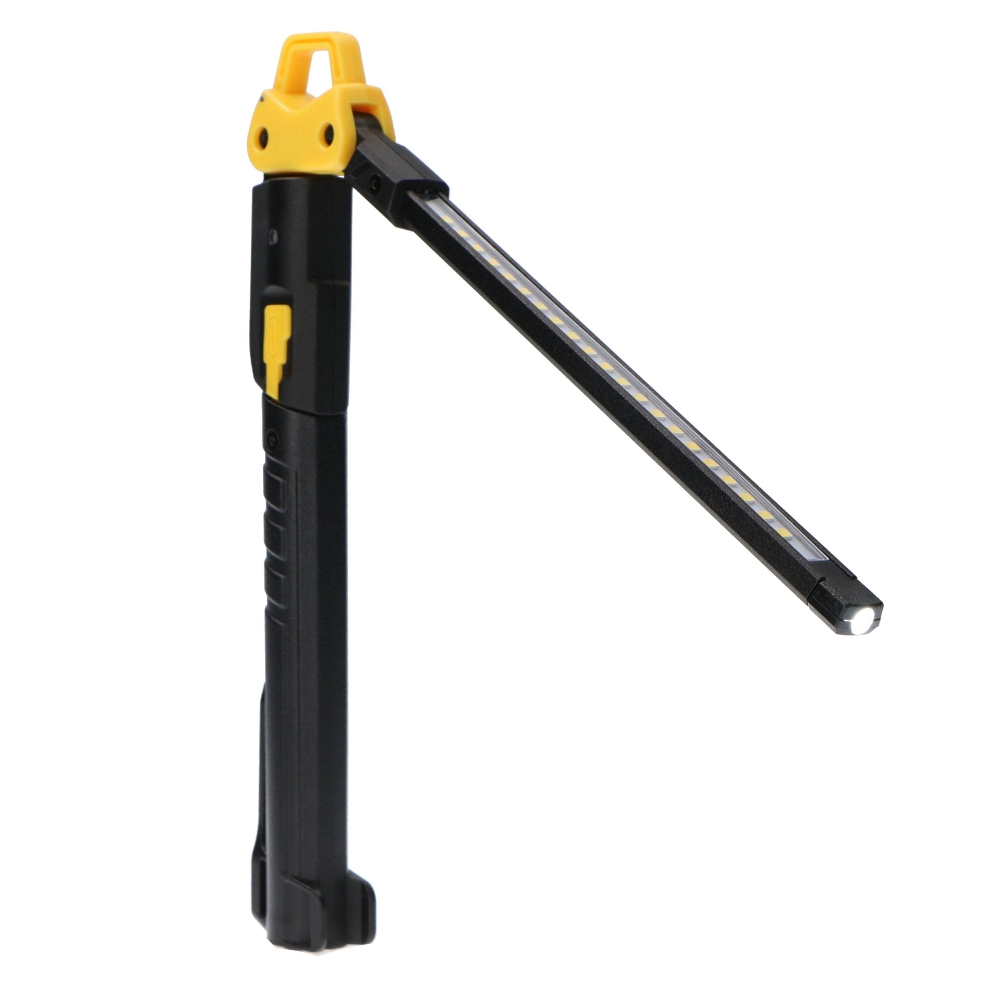 LED's Work Oplaadbare Looplamp 500 - Inspectielamp - Inklapbaar & Draadloos - Met magneet en haak Bouwlampen Led.nl