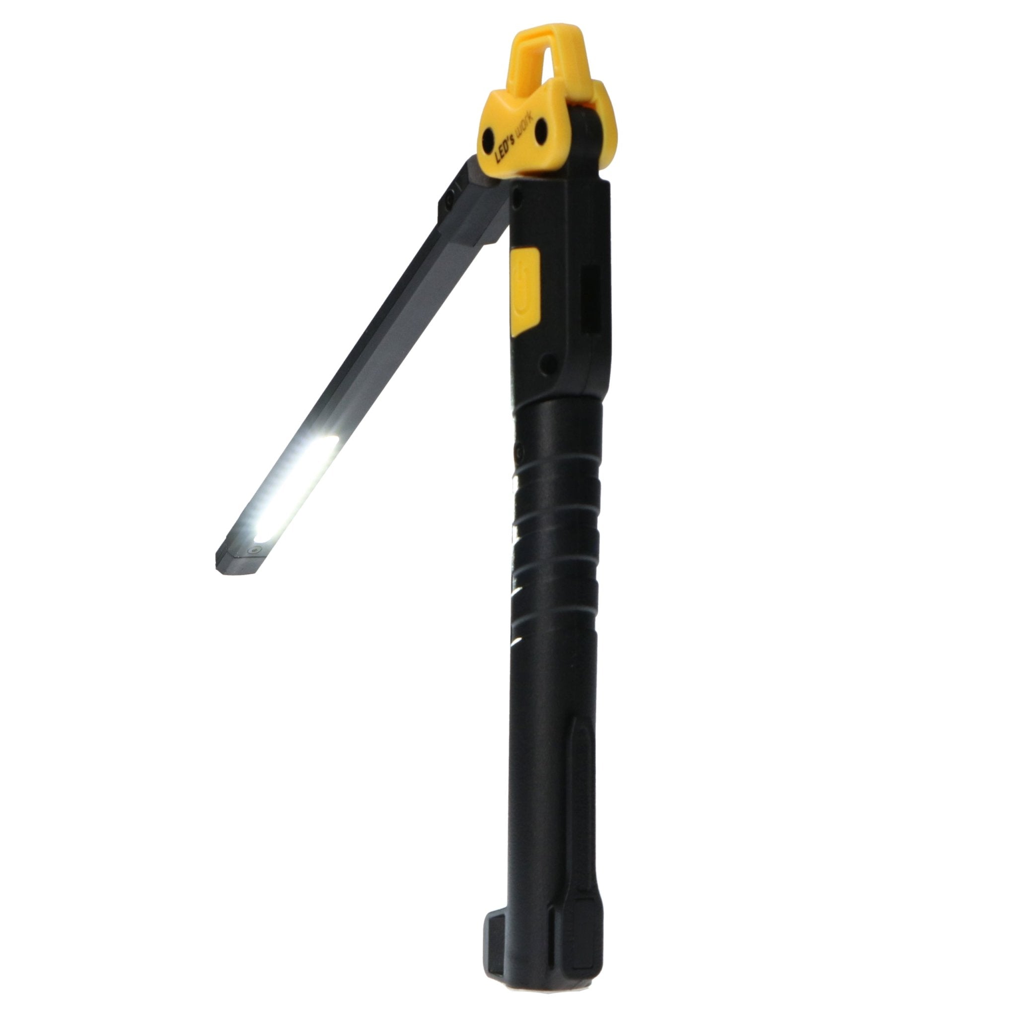 LED's Work Oplaadbare Looplamp 500 - Inspectielamp - Inklapbaar & Draadloos - Met magneet en haak Bouwlampen Led.nl