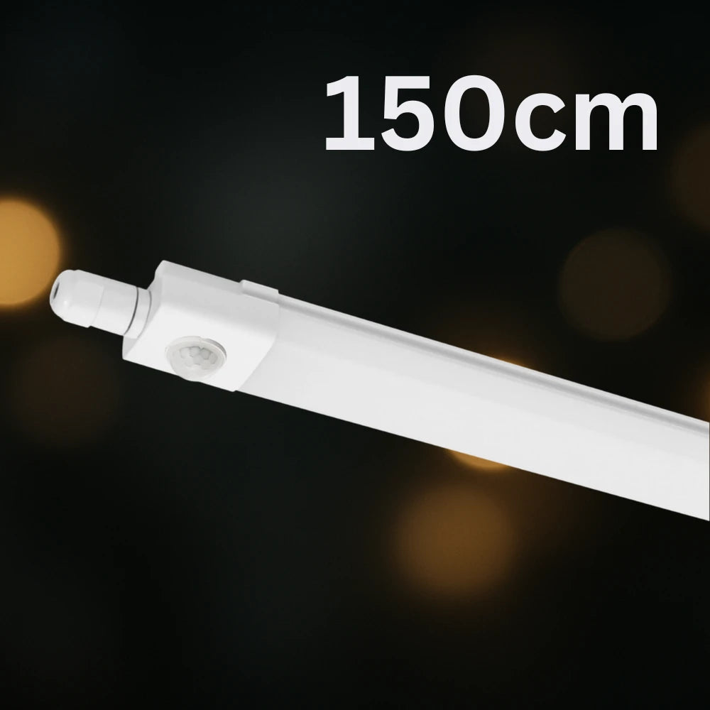 LED batten lights with sensor 150 cm
