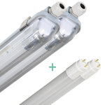 2 PACK - LED's Light Complete LED TL lamp met LED buis 120 cm - Binnen en buiten - 2130 lm - 1x11,5W - 4000K - High Efficiency - Energie Label B LED.nl