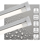 2 PACK - LED's Light LED licht balk 150 cm voor binnen - Armatuur inclusief LED TL buis - 2520 lm - LED.nl