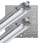 2 PACK - LED's Light LED TL dubbel armatuur 150 cm - Compleet met 2 LED TL buizen 150 cm - 4600 lm - LED.nl
