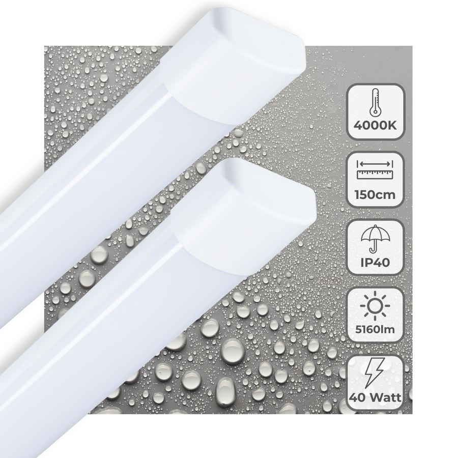 2 PACK - LED's Light LED TL lamp 150 cm voor binnen - Complete LED TL verlichting - 5160 lm TL verlichting LED.nl