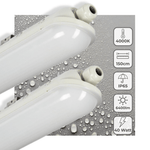 2 PACK - LED's Light Pro Premium LED TL armatuur compleet 150 cm - Waterdicht - 6400 lm - LED.nl