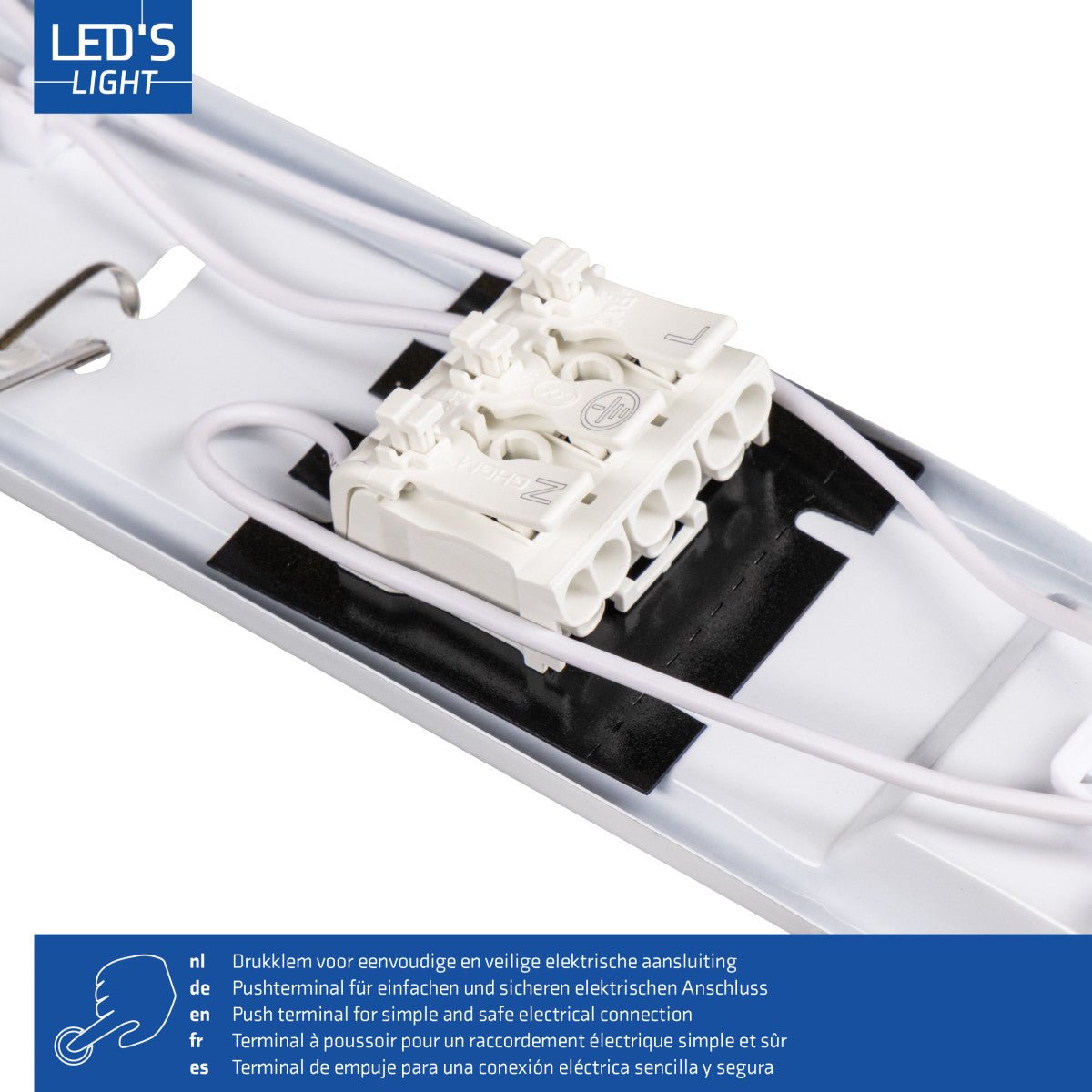 4 PACK - LED's Light Complete LED TL lamp met LED buis 150 cm - Binnen en buiten - 3060lm - 16.5W - 4000K (Copy) - LED.nl