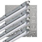 4 PACK - LED's Light Complete LED TL lamp met LED buis 150 cm - Binnen en buiten - 3060lm - 16.5W - 4000K (Copy) - LED.nl