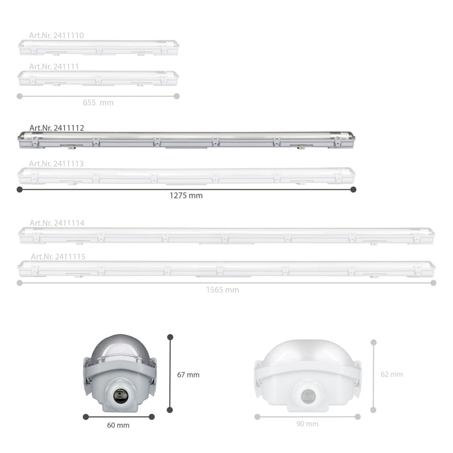 LED's Light LED TL armatuur 150 cm compleet met LED TL buis - 2880lm TL verlichting LED.nl