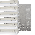 4 Pack LED's Light LED TL verlichting met sensor 60 cm - Bewegingssensor en nachtsensor - Waterdicht - 1100 lm LED.nl