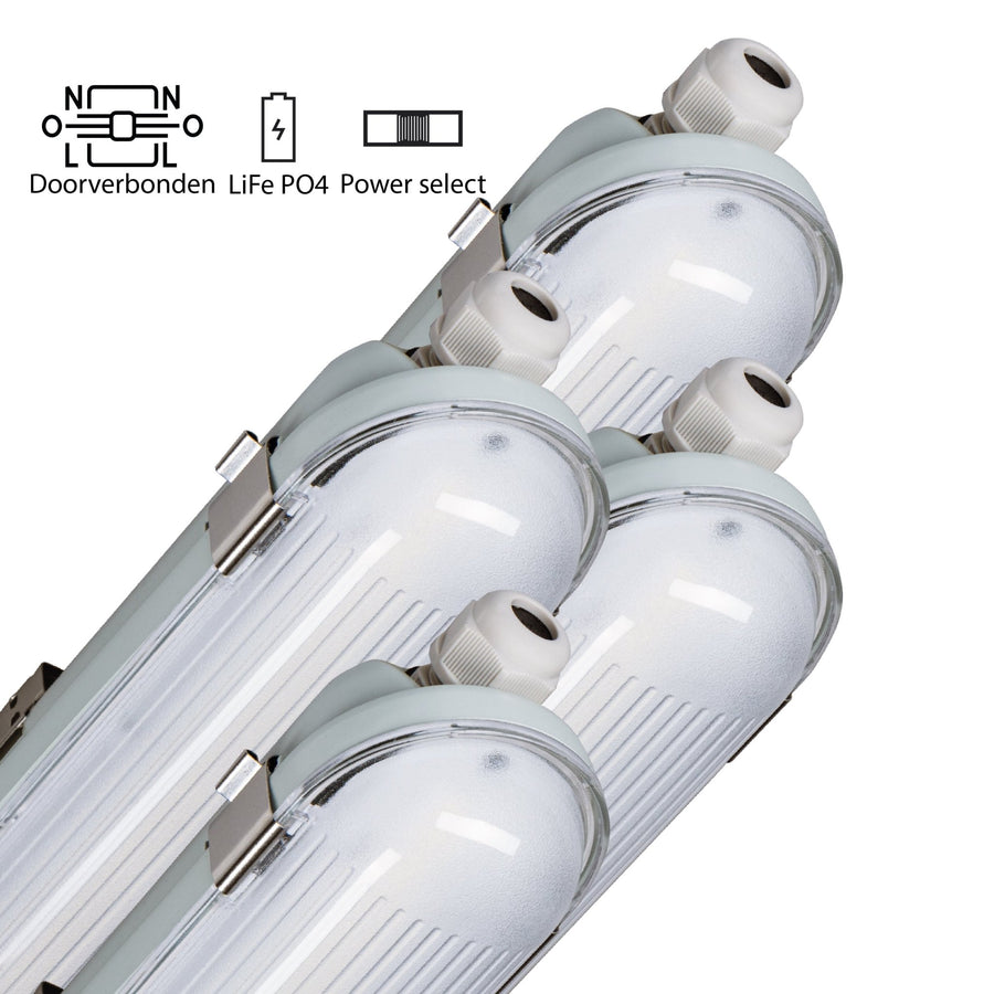 LED's Light PRO LED TL fixture 150 cm 7200 - With emergency battery - 4 light settings - 47W - LED.nl