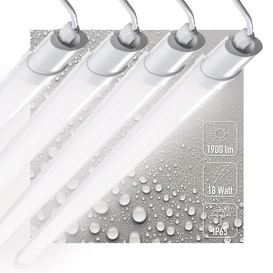LED's Light TL Light bar 120 cm - Suitable for all indoor and damp areas - 18W - IP65 - LED.nl