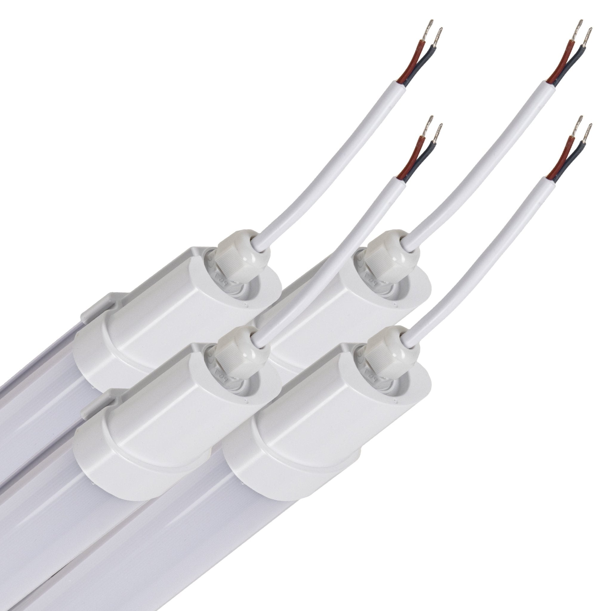 4 PACK - LED's Light TL Licht balk Batten 120 cm - Geschikt voor alle binnen en vochtige ruimtes - 18W - IP65 - IK08 - 1900lm TL verlichting LED.nl