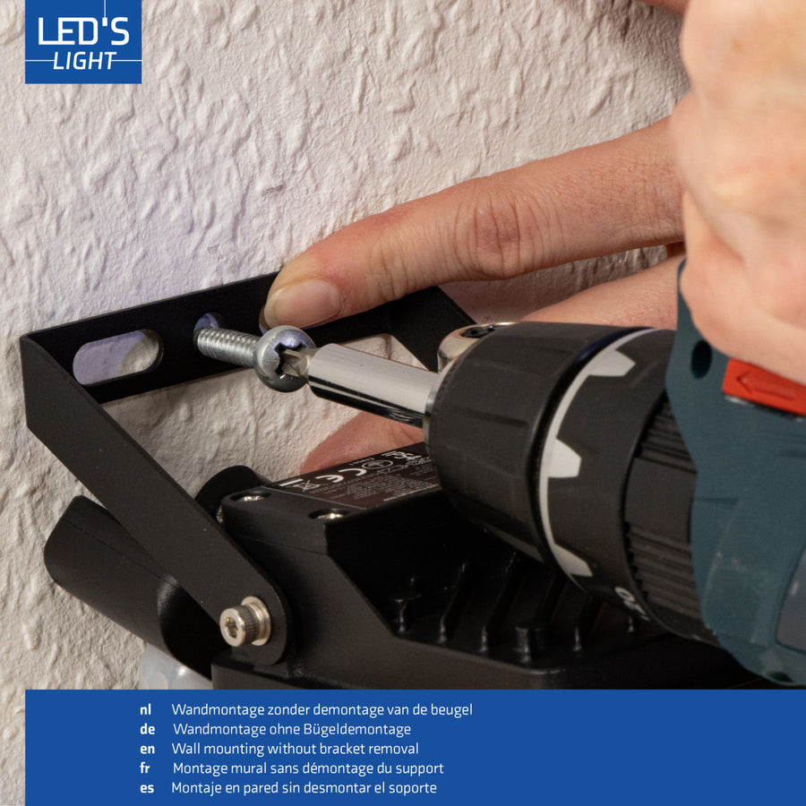 LED's Light Outdoor lamp with motion sensor 1400 - indoor and outdoor - 10W - LED.nl