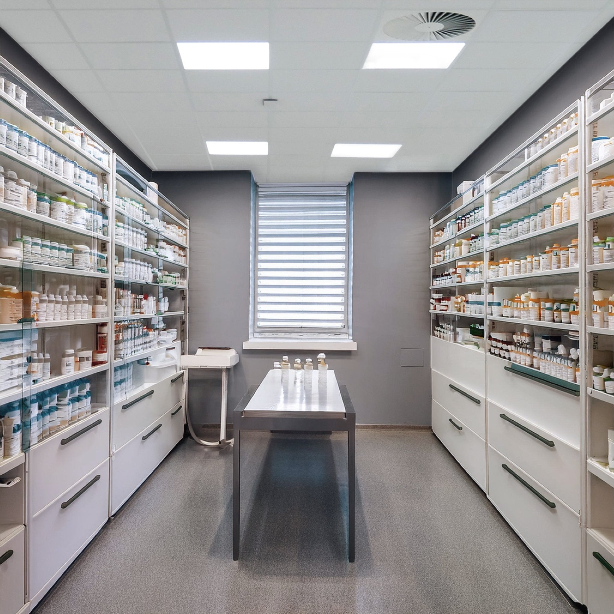 4PACK LED's Light Panelen vierkant 595x595mm - Compleet universeel paneel met driver - 40W - 4 stuks Panelen LED.nl