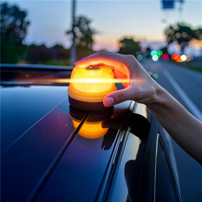 WARN-X LED signaal-noodverlichting -5000mAh - IP54 - Amber LED.nl