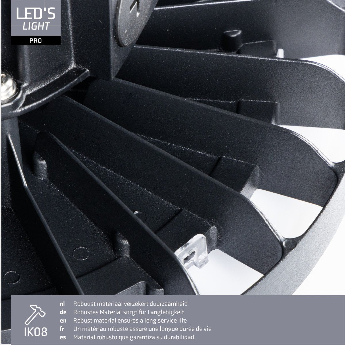 BasicBay High Bay - 150W 27750lm 4000K - Sosen Driver High bays LED.nl