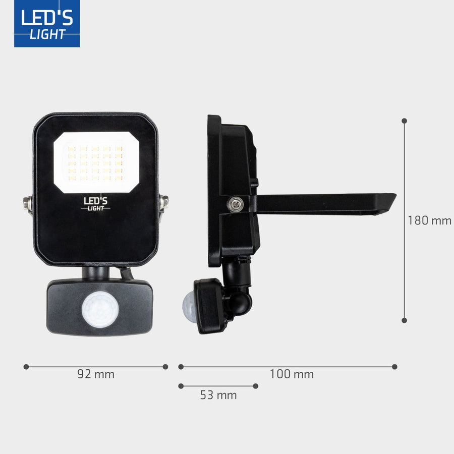 LED's Light Outdoor lamp with motion sensor 1400 - indoor and outdoor - 10W - LED.nl