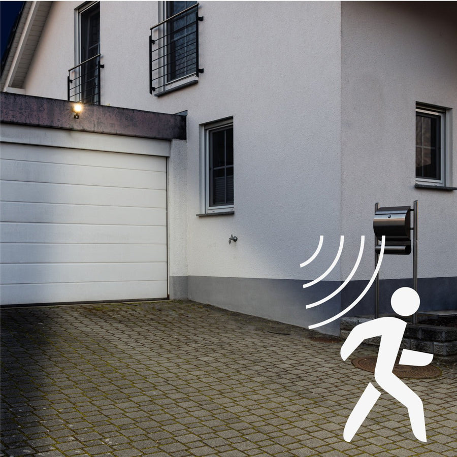 LED's Light Outdoor lamp with motion sensor 1400 - indoor and outdoor - 10W - LED.nl