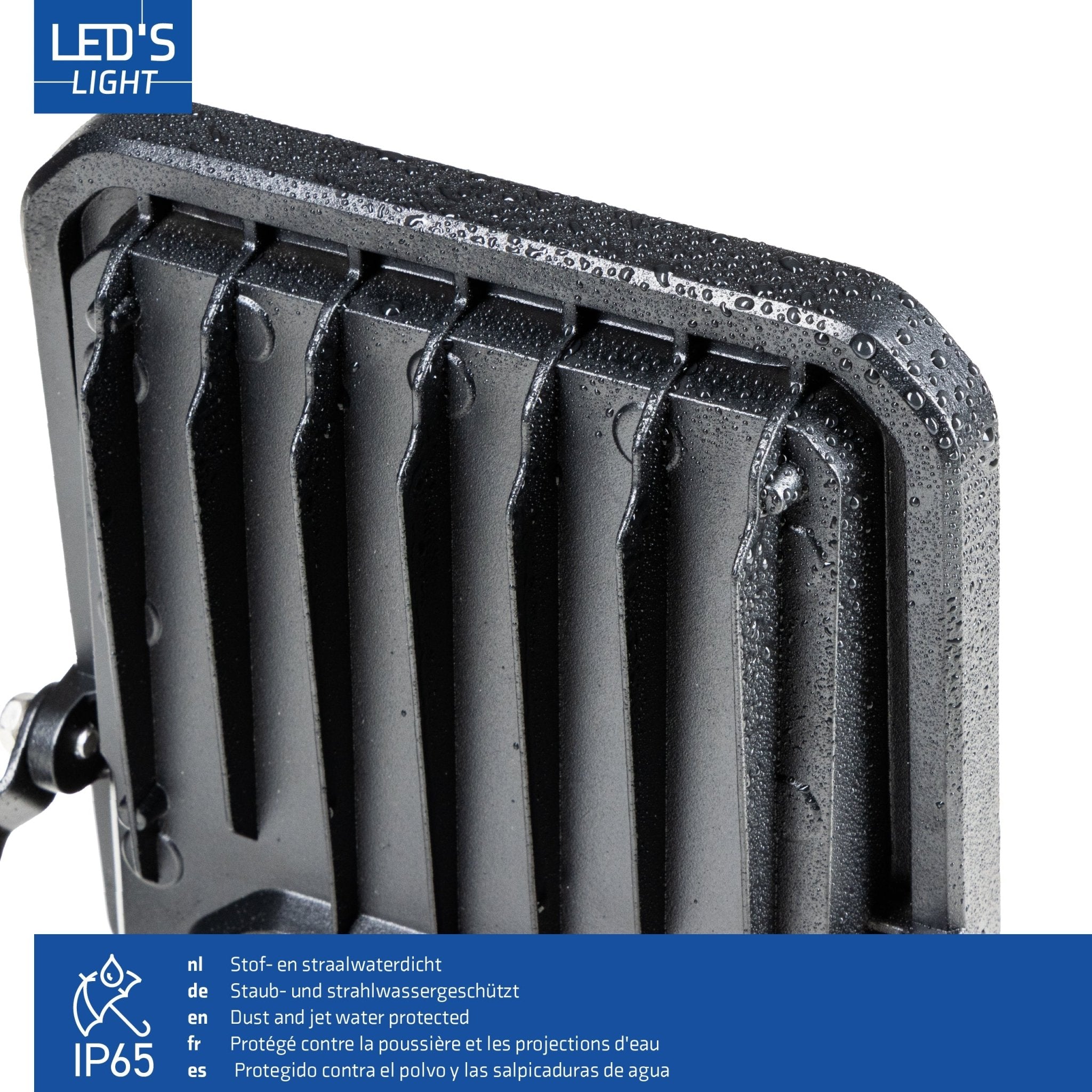 LED's Light Buitenlamp met bewegingssensor 7000 - binnen en buiten - 50W Schijnwerpers LED.nl